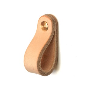 Leather furniture handles, leather drawer pulls, knobs, leather cabinet handle, pull, colors, hardware image 2