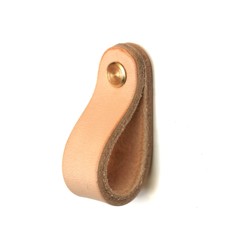 Leather furniture handles, leather drawer pulls, knobs, leather cabinet handle, pull, colors, hardware image 2