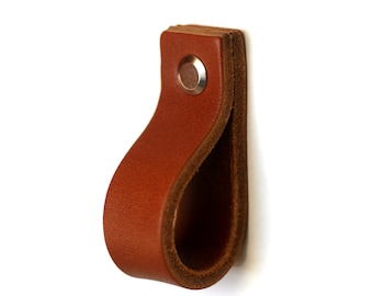 Leather furniture handles, leather pulls, knob