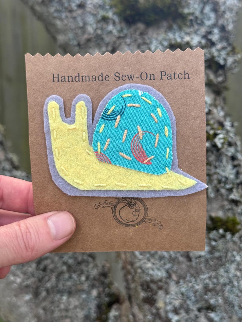 Handmade Snail Patch image 1