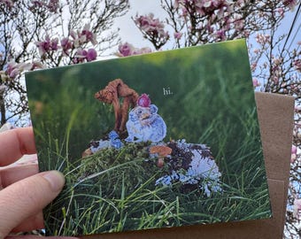 Hi Card |Greeting Card | Blank Card | Pika Card