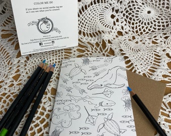 Color Me Salish Sea / Tarjeta de felicitación / Tarjeta en blanco