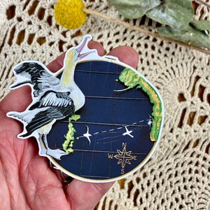 Eco-Friendly Sticker- Short-tailed Albatross