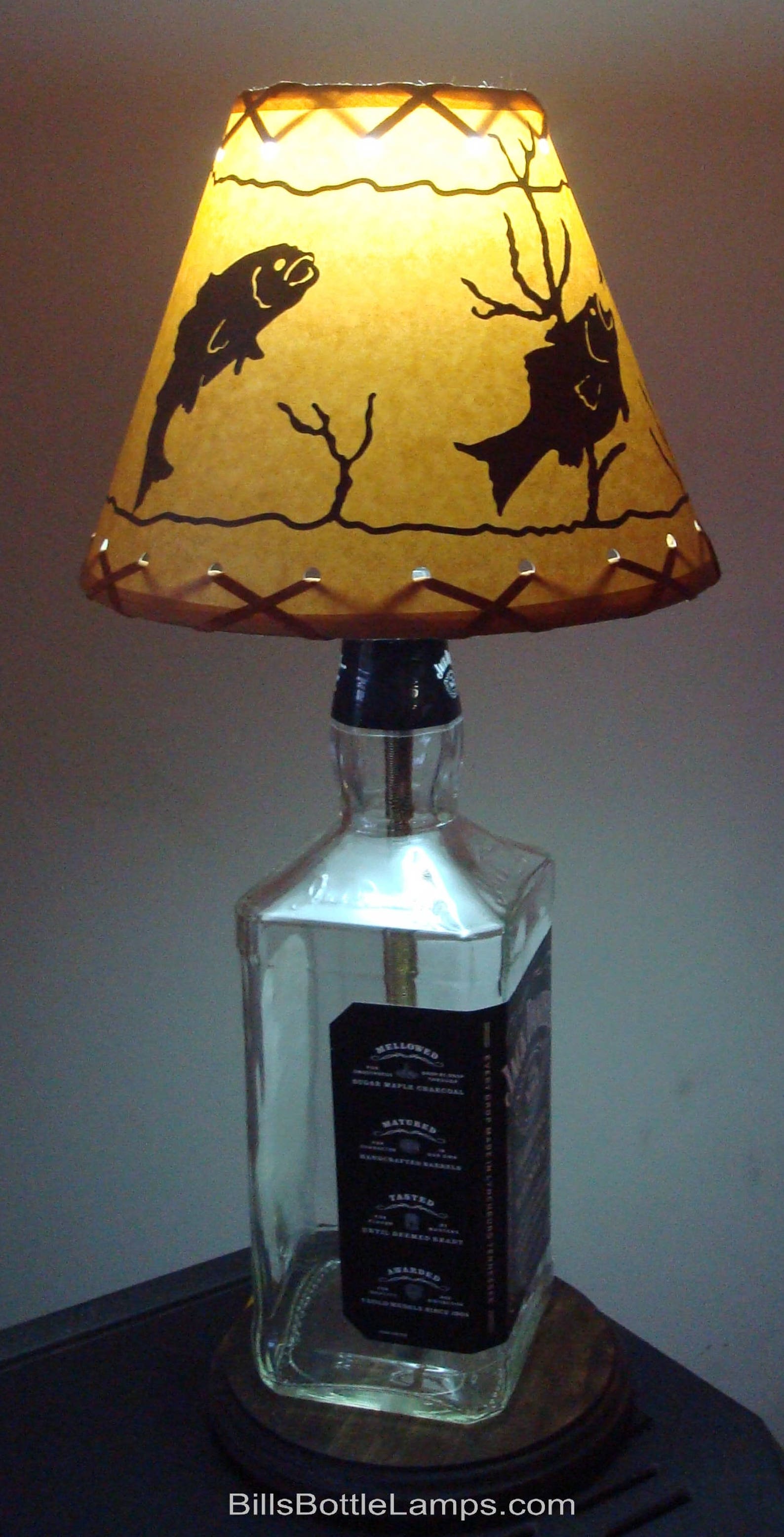 Fish LAMP SHADE Rustic Cottage Table Light Lamp Shade Oil Etsy