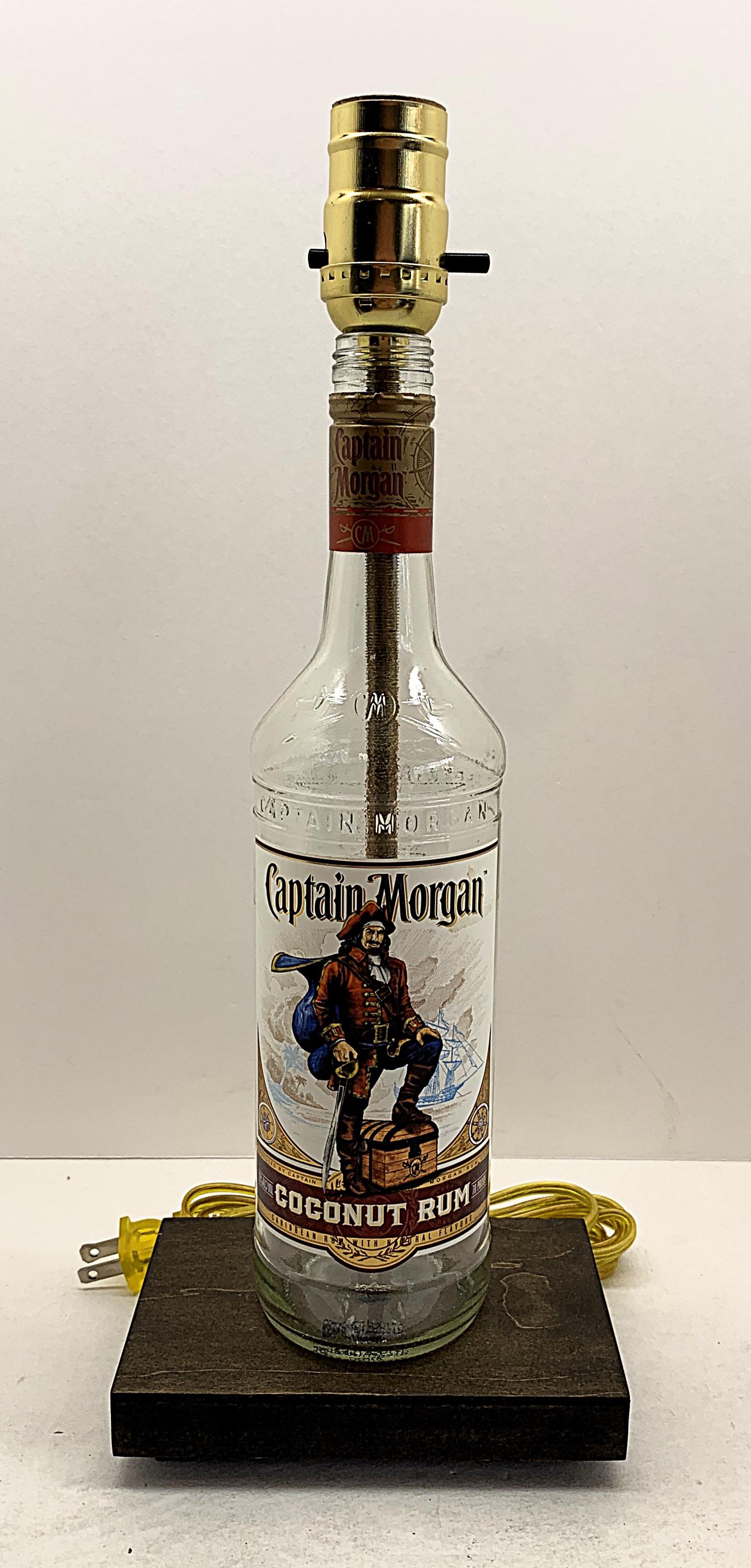 Captain Morgan Liquor Bottle Lamp - Etsy