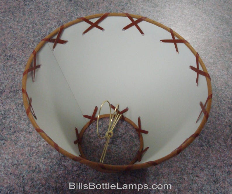 BillsBottleLamps Pine Cone Scene Lamp Shade - Thumbnail 4
