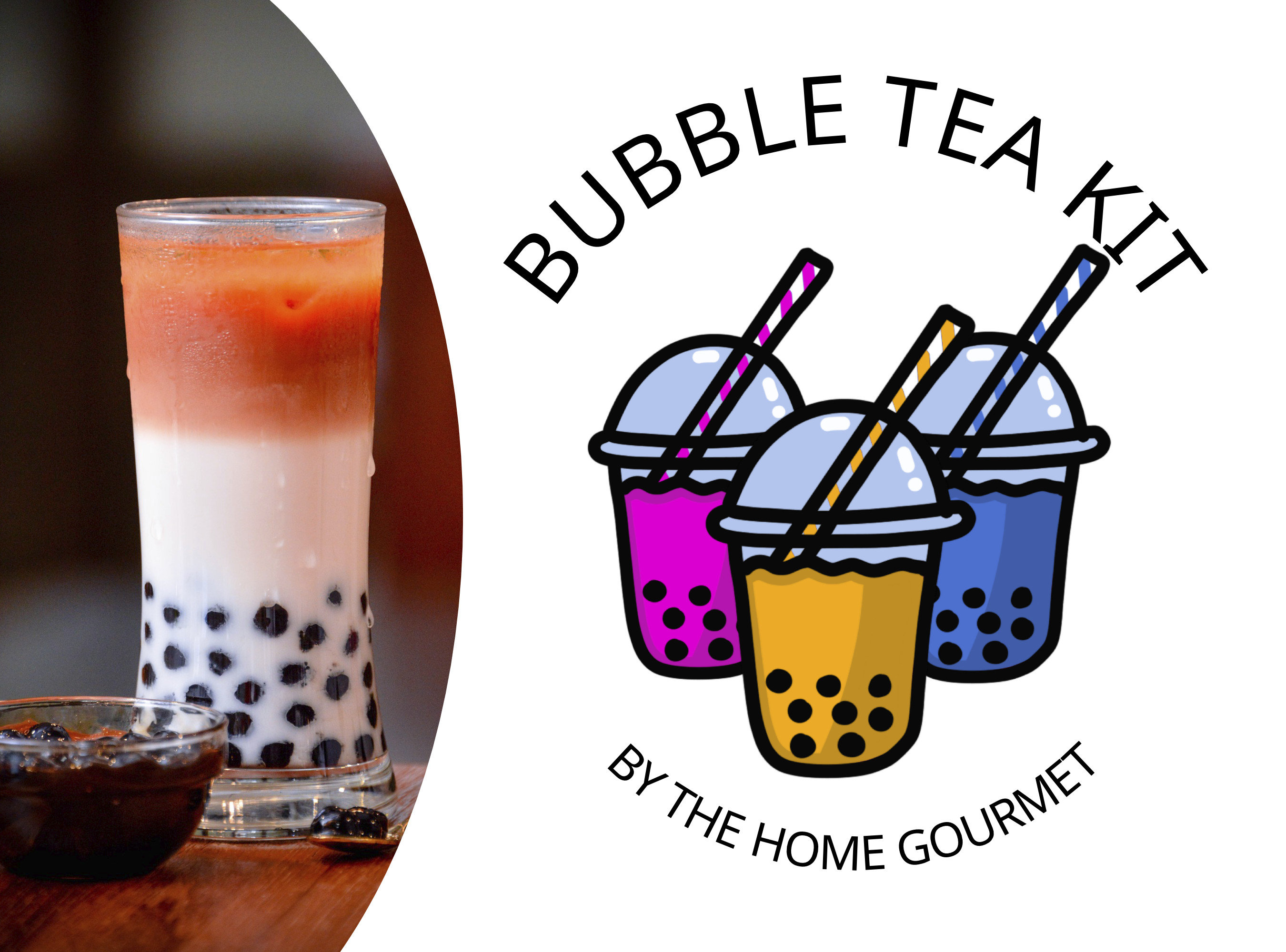 Bubble Tea Kit Boba Tea Erdbeere & Mango Aromen Jumbo Etsy