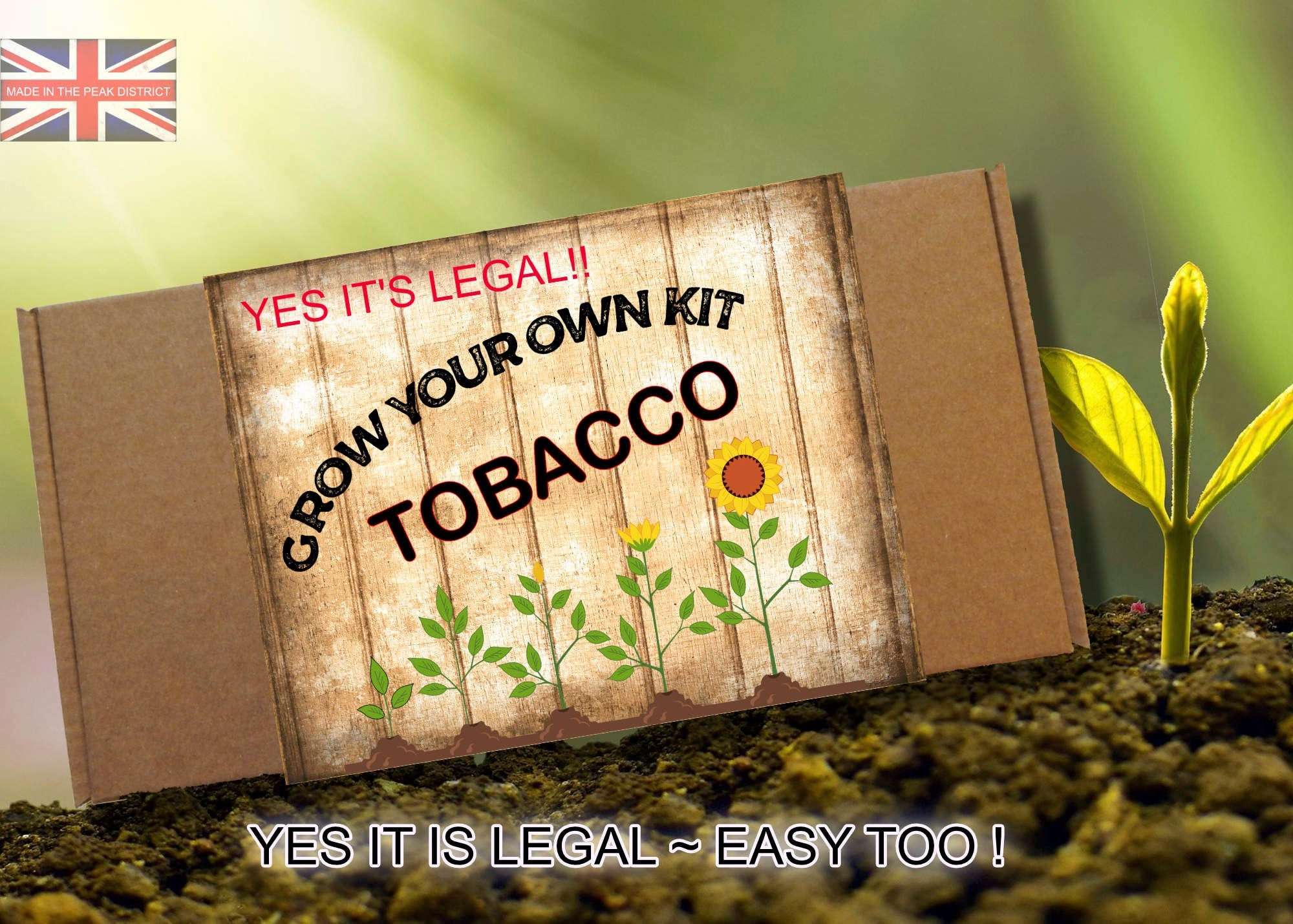 Grow Your Own Tobacco Kit Golden Virginia Etsy UK