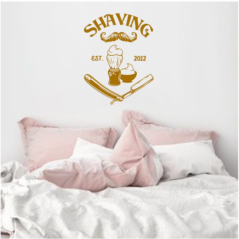 Wall Decal, Store Front Vinyl Signs, Barbershop Sign, Custom Business ...