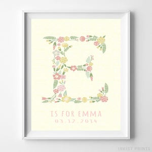 Personalized Baby Gifts, Personalized Prints, Erin, Erica, Eve, Eva, Eleanor, Elena, Personalized Poster, Baby Gift, Christmas Gift