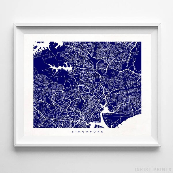 Singapore Poster Etsy