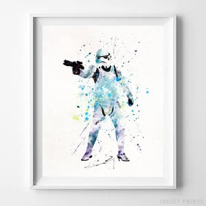 Stormtrooper Art, Stormtrooper Print, Star Wars Print, Stormtrooper Poster, Imperial Stormtrooper, Stormtrooper Art, Artwork, Dorm Art