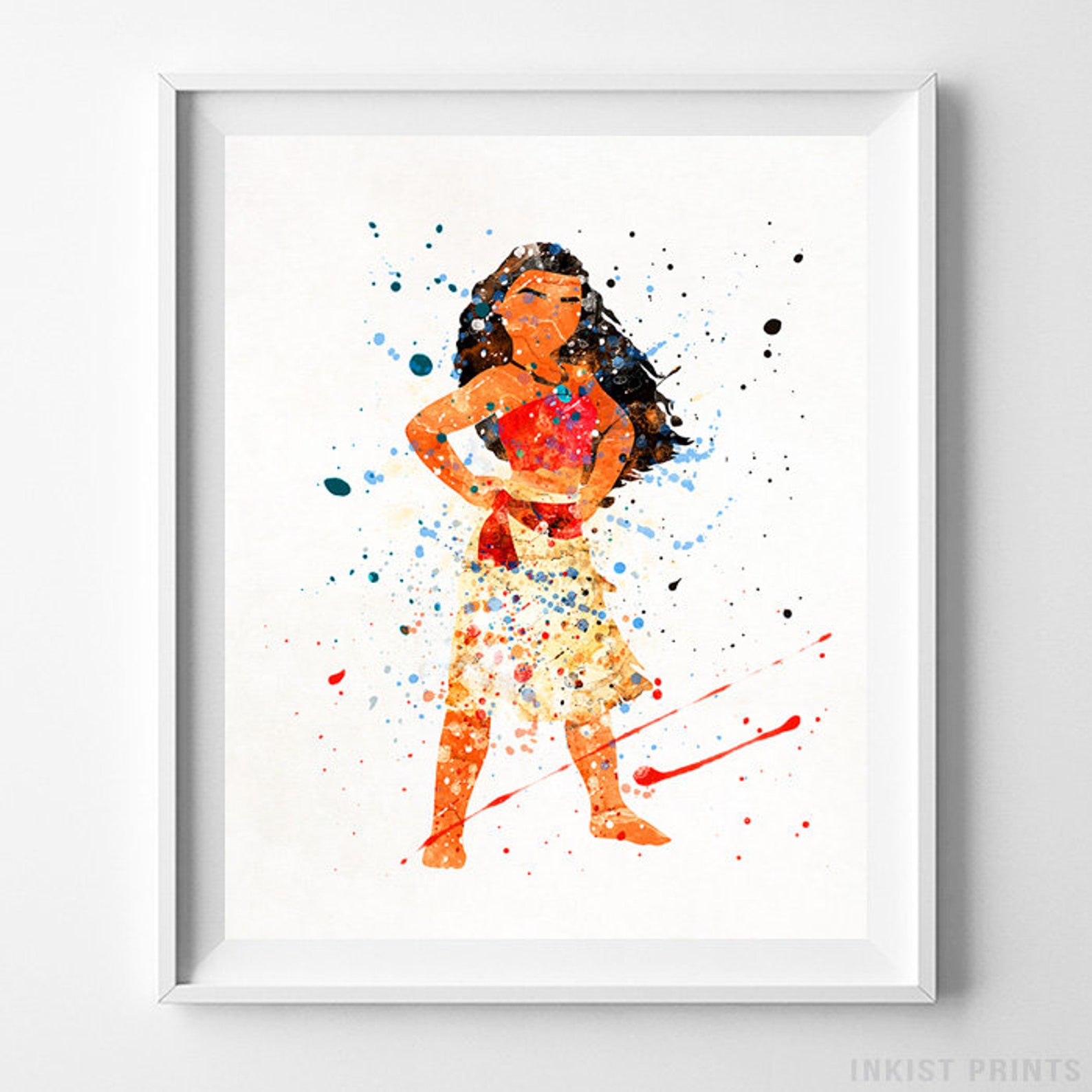 Moana Print Moana Poster Disney Princess Disney Art | Etsy