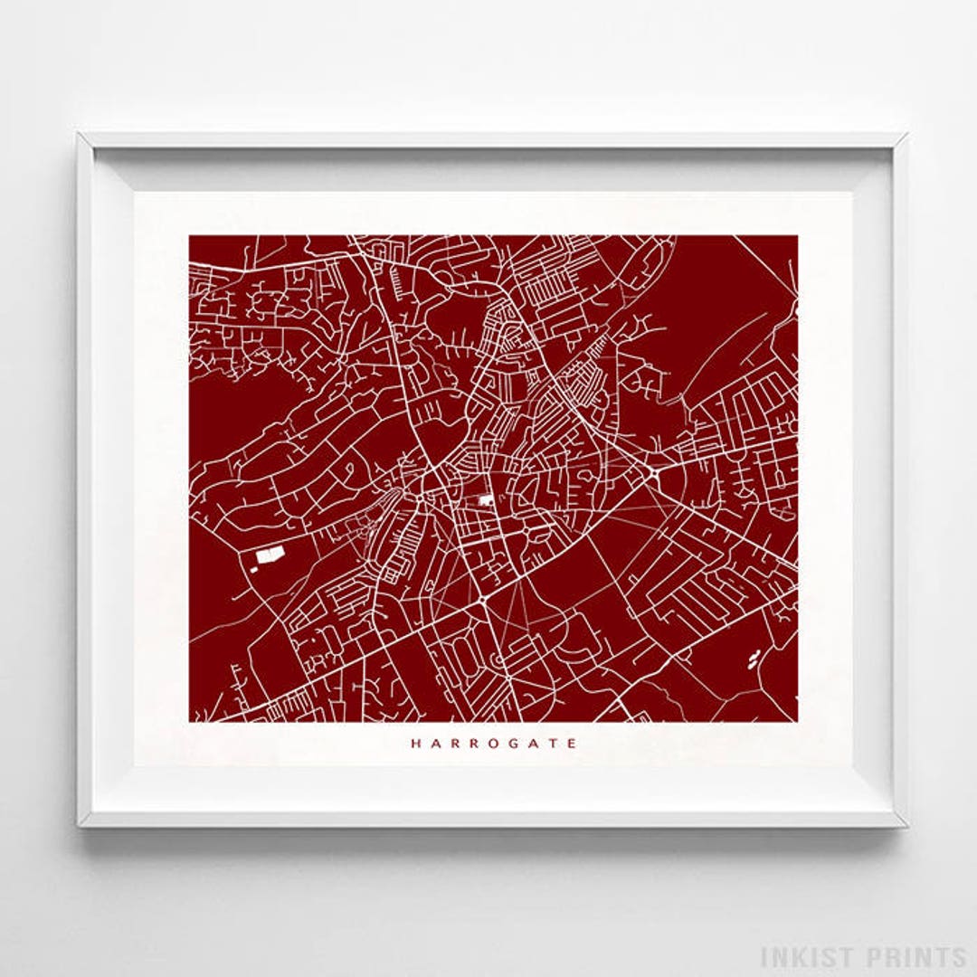 Harrogate Poster, England Poster, Harrogate Print, England Print