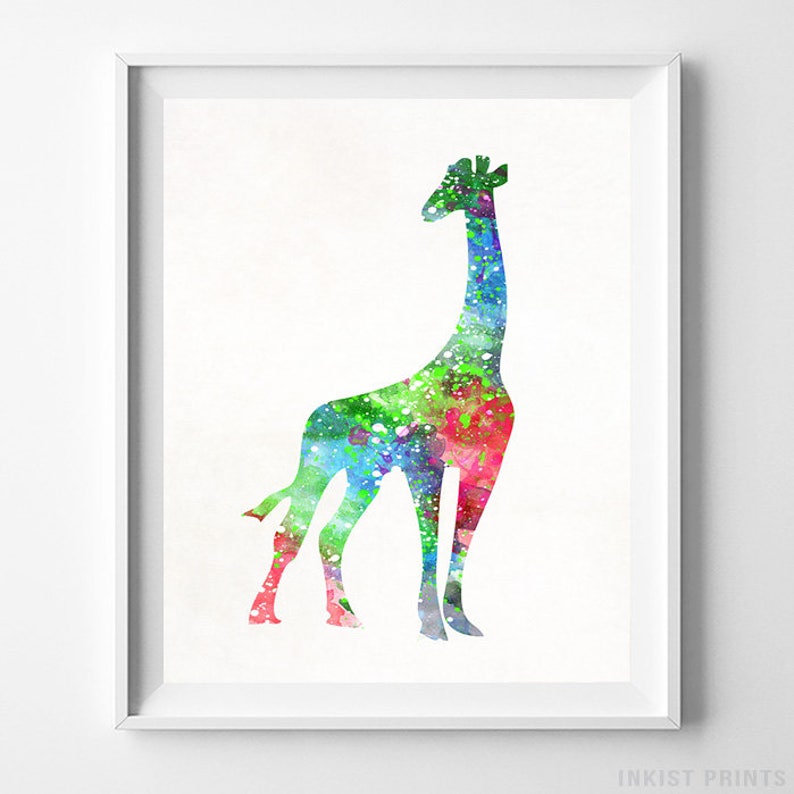 Giraffe Print Giraffe Art Giraffe Poster Giraffe Wall Art Etsy