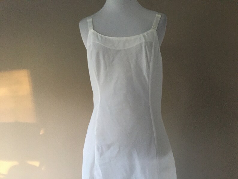 Wondermaid Fine Lingerie Small White Taffeta Underdress Under Dress Slip S 34 Wonder Maid Full Slip