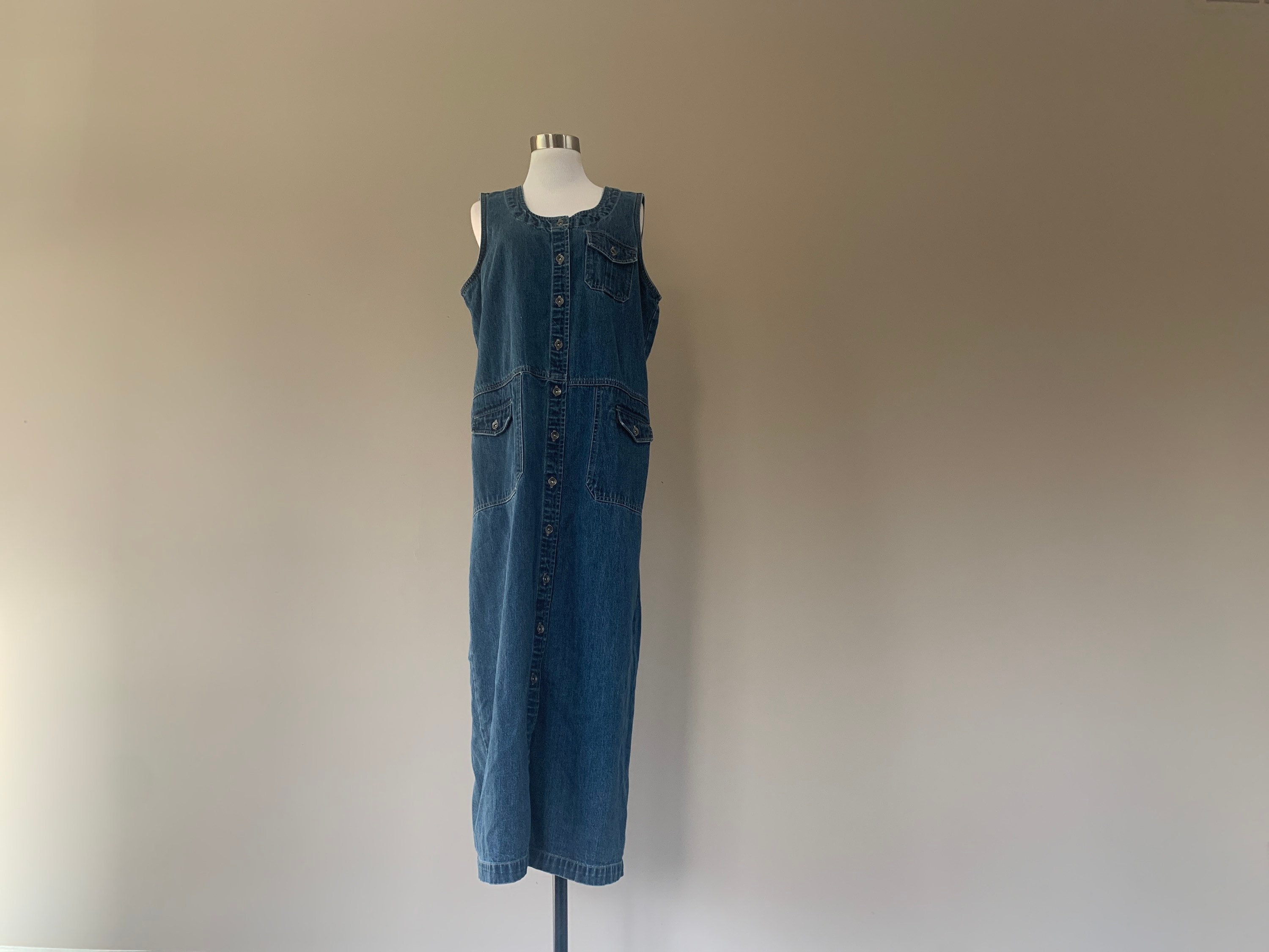 Jean Jumper Dress - Etsy