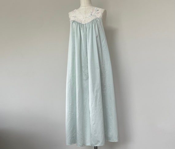 Vintage Eve Stillman Long Satin Nightgown Night Gown … - Gem