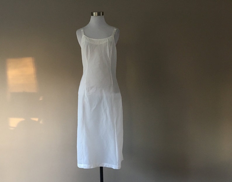 Wondermaid Fine Lingerie Small White Taffeta Underdress Under Dress Slip S 34 Wonder Maid Full Slip
