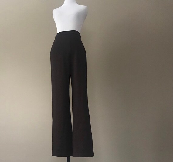 St. John Knit Pants, Brown Wide Leg Pants