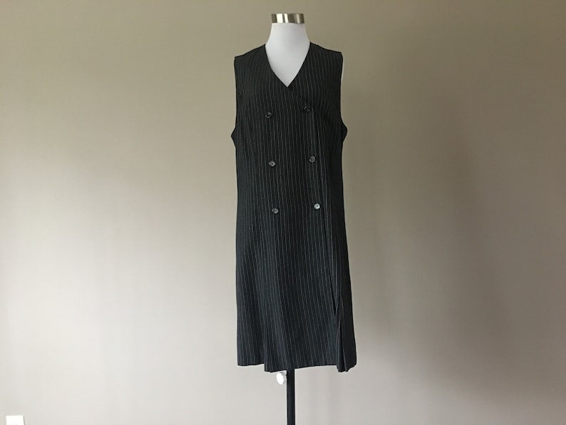 pleated jumper dress