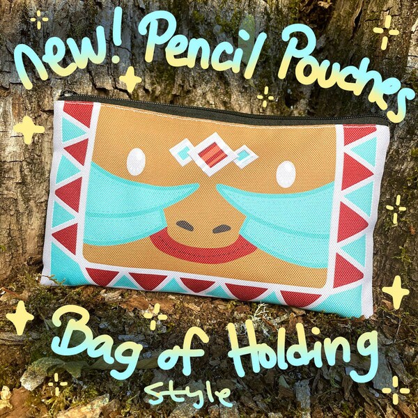 Bag of Holding Pencil Pouch - Canvas 8x5in Pouch