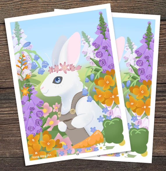 Card Sleeves {flower Bunny} 100ct || Magic the Gathering || Rabbit and Flowers - Etsy Canada Card Sleeves {flower Bunny} 100ct || Magic the Gathering || Rabbit and Flowers - Etsy Canada