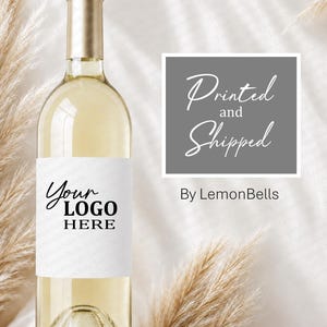 Custom Wine Label, Personalized Wine Bottle Labels, Birthday Wedding Anniversary Graduation Champagne Label, Printed Party Favor, Wine Gift