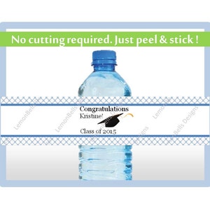 Personalized Graduation Bottle Labels – Graduation Water Bottle Labels - Personalized Graduation Water Bottle Labels - Graduation Decoration