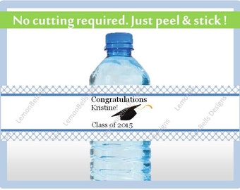 Personalized Graduation Bottle Labels – Graduation Water Bottle Labels - Personalized Graduation Water Bottle Labels - Graduation Decoration