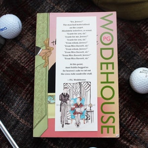 Jeeves and Wooster Quote Bookmark, P. G. Wodehouse Bookmark, Jeeves and Wooster Book Mark, Book Club Favor, Literary Bookmark