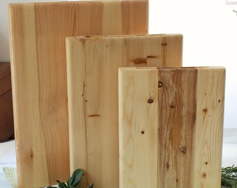 Wooden Charcuterie Board, Small, Medium, Large Pine Cutting Board