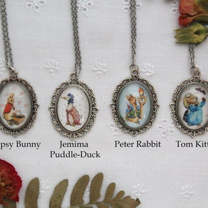 Peter Rabbit Necklace, Beatrix Potter Jewelry, the Tale of Peter Rabbit ...