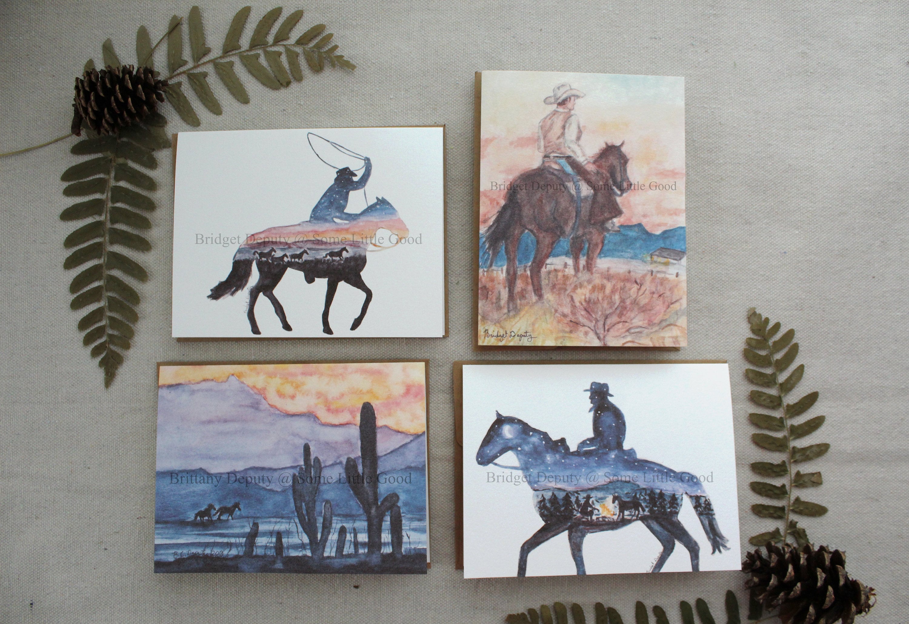 Wildlife Greetings Cards - Pack Of 5 Assorted British Wildlife