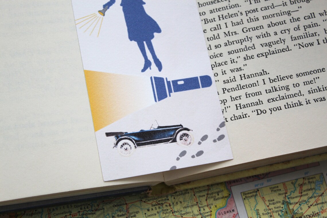 Girl Detective Bookmark Mystery Book Mark Kids Spy Bookmark - Etsy México