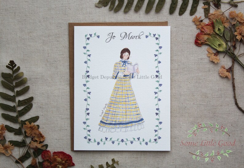 6 Or 8 Bookish Cards Bookish Birthday Card Jo March Greeting Card Set Of 4 Just Because Card Little Women Notecards Paper Party Supplies Greeting Cards Kromasol Com