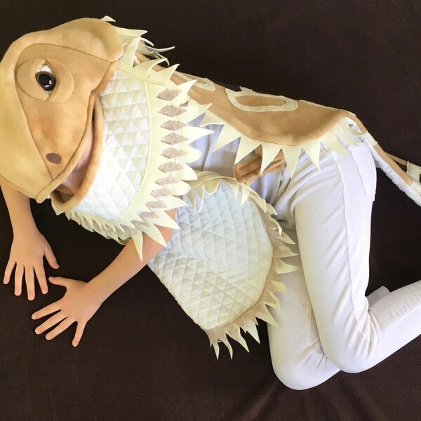 Bearded Dragon Costume,  Handcrafted for the Etsy Design Awards NOW available for purchase , Unisex Halloween Costume