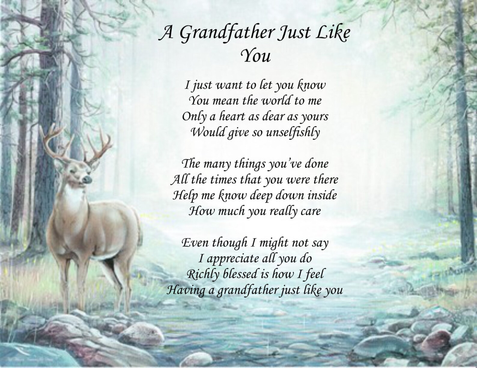 Poème personnalisé un grand-père tout comme vous - Etsy France