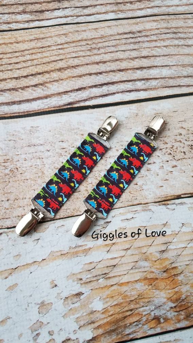 Pair of Mitten Clips Double Sided Boy Infant Toddler Child Etsy