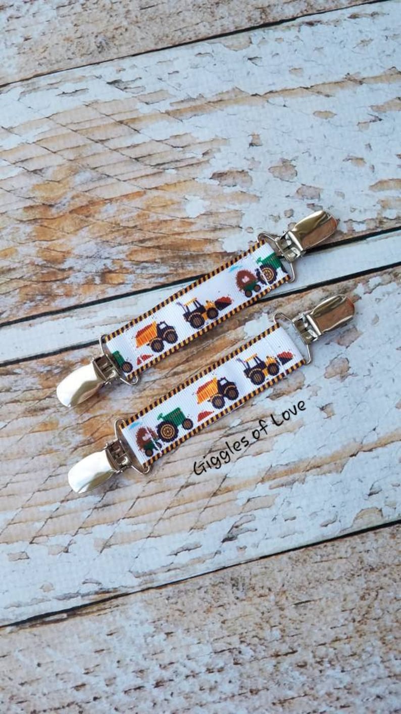 Pair of Mitten Clips Double Sided Boy Infant Toddler Child Etsy