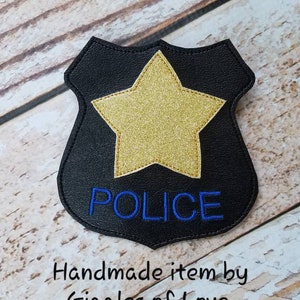 Pretend Play Police Officer Badge - Handmade Child Gift Preschool ...