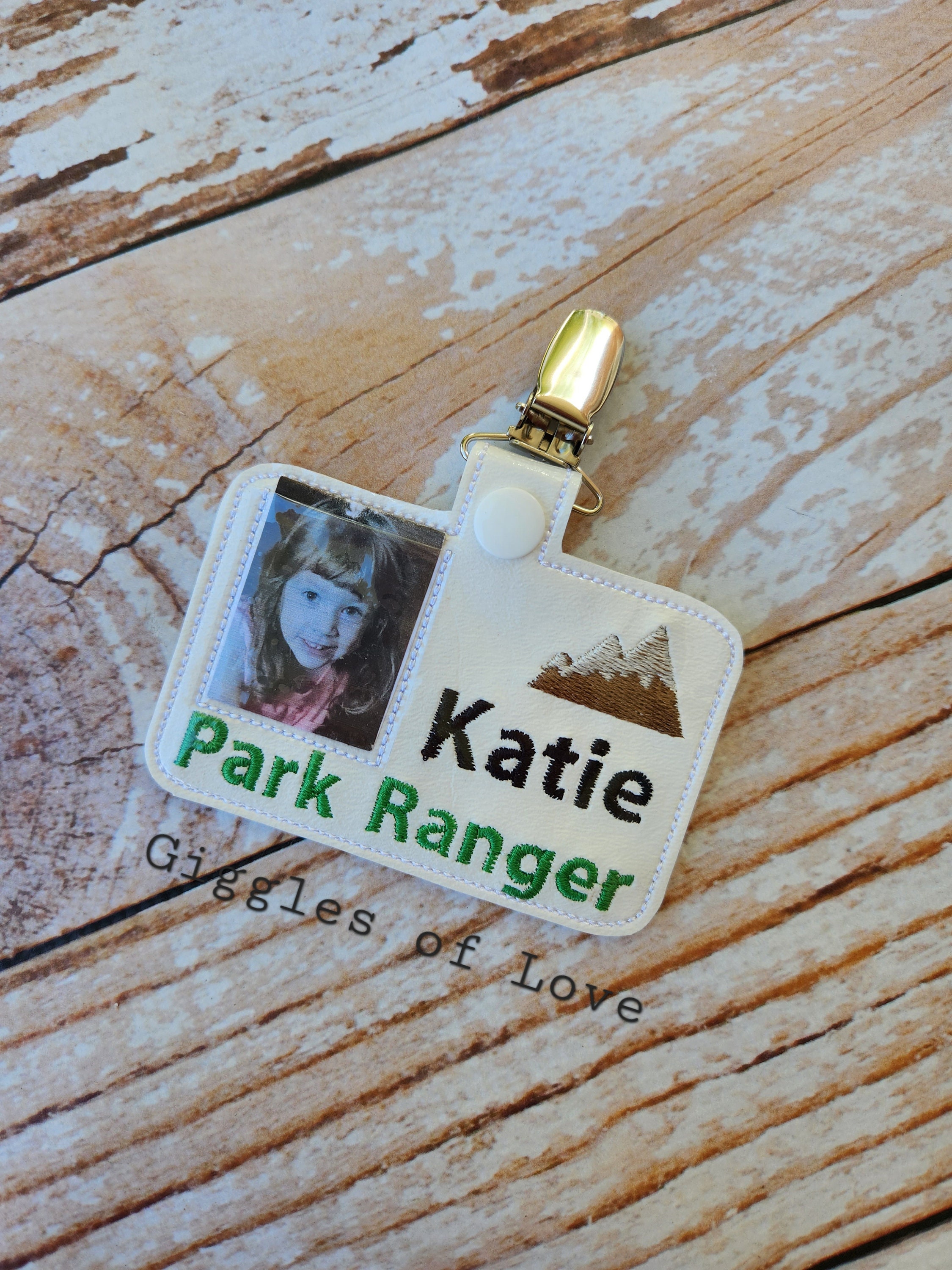 Pretend Play Park Ranger Badge - Handmade Child Gift Educational Imagination