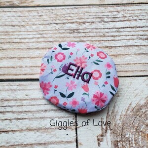 Child Ice Pack (Flowers on Purple)- injury ice pack, reusable, child kid toddler, boo boo ice pack, first aid - personalized option