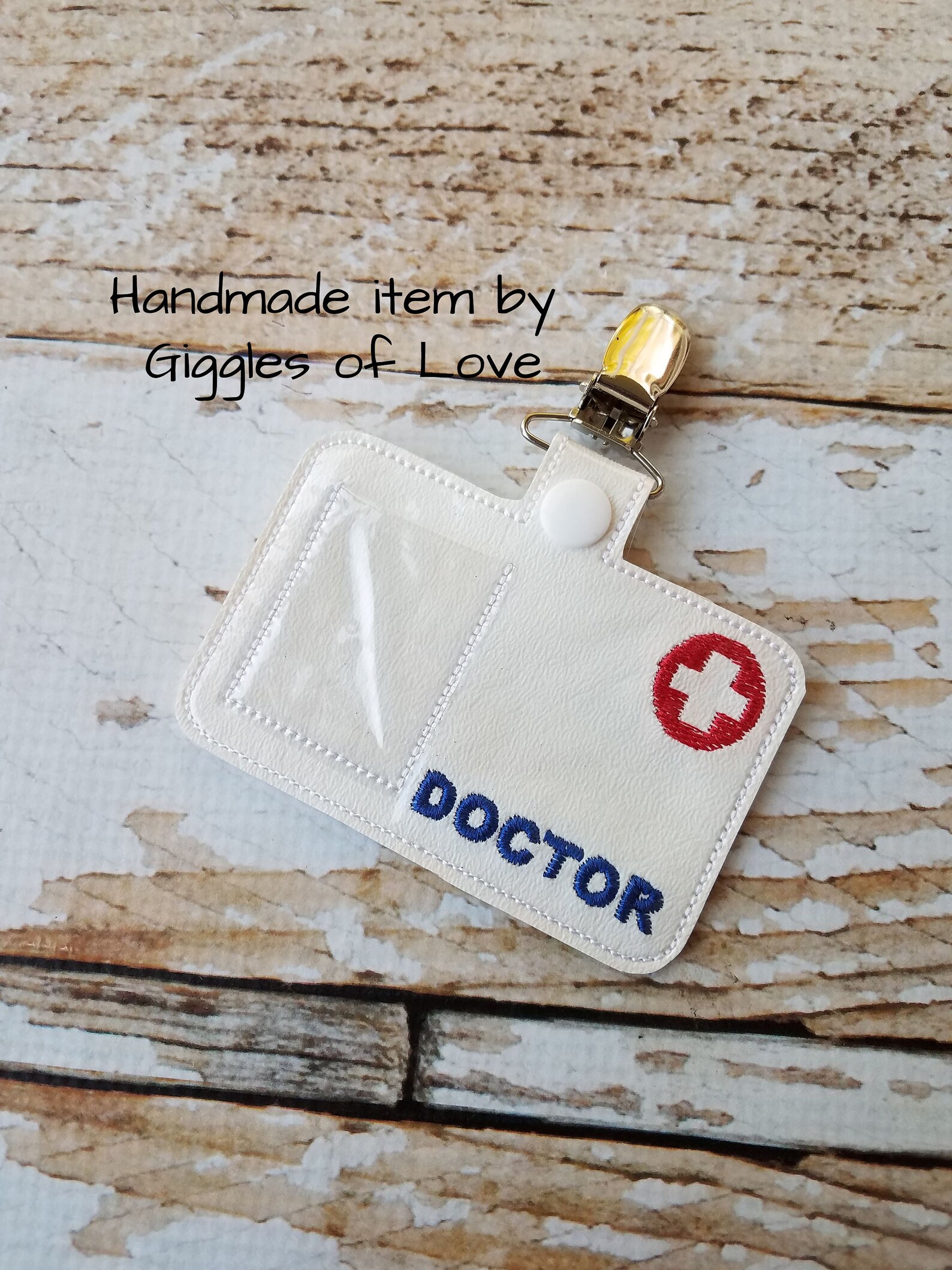 Pretend Play Doctor Badge Handmade Child Gift Doctor - Etsy