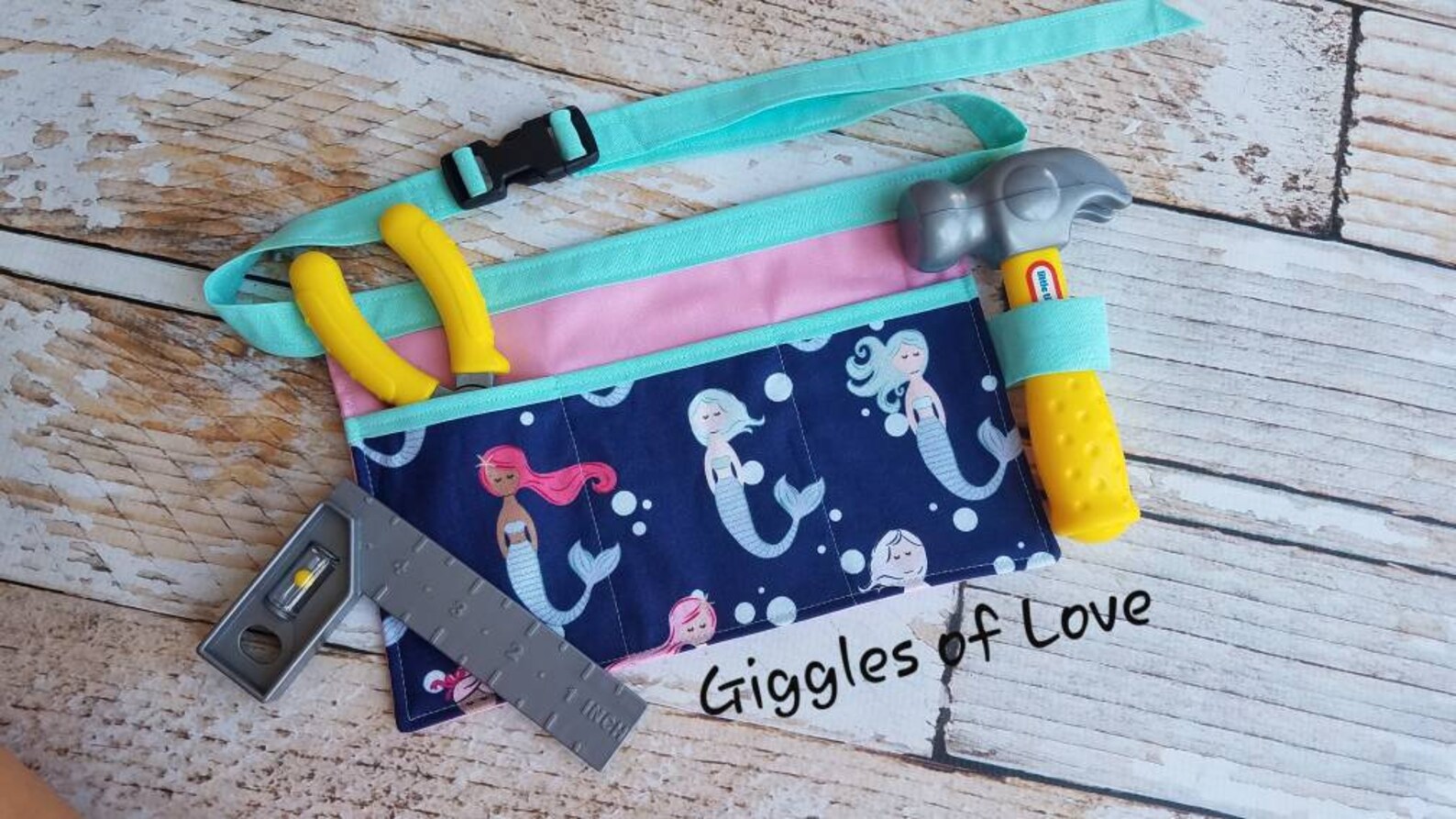 Personalized Tool Belt Kitchen Art Apron for Toddler Child Etsy