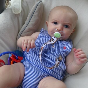 Baby Boy Pacifier Clip - Construction Zone, Dump Truck, Big Trucks ...