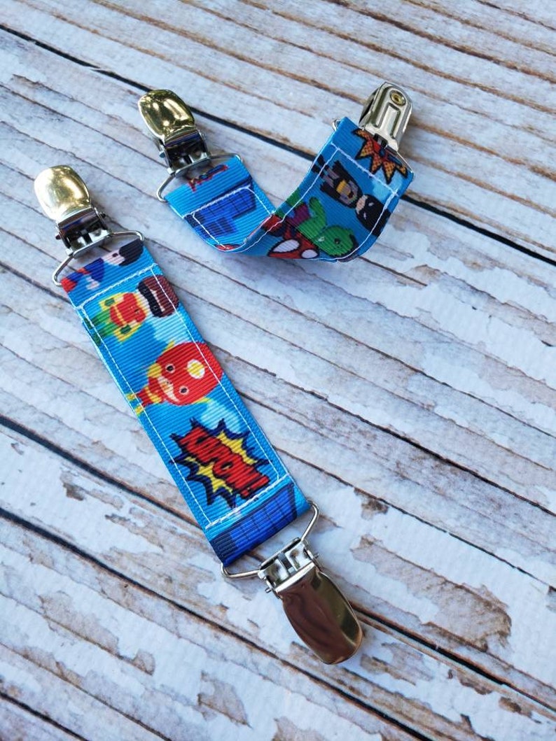 Pair of Mitten Clips Double Sided Boy Girl Infant Toddler Etsy