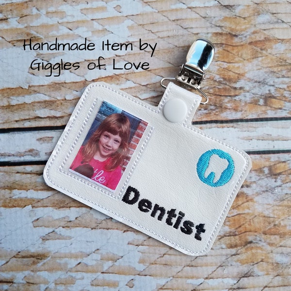 Pretend Play Dentist Badge - Handmade Child Gift Dentist Educational Imagination Reusable