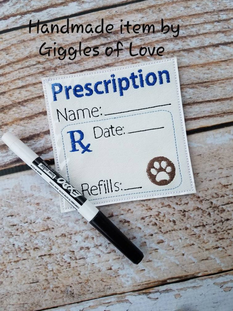 Pretend Play Veterinarian Vet Set Embroidery Handmade Child - Etsy