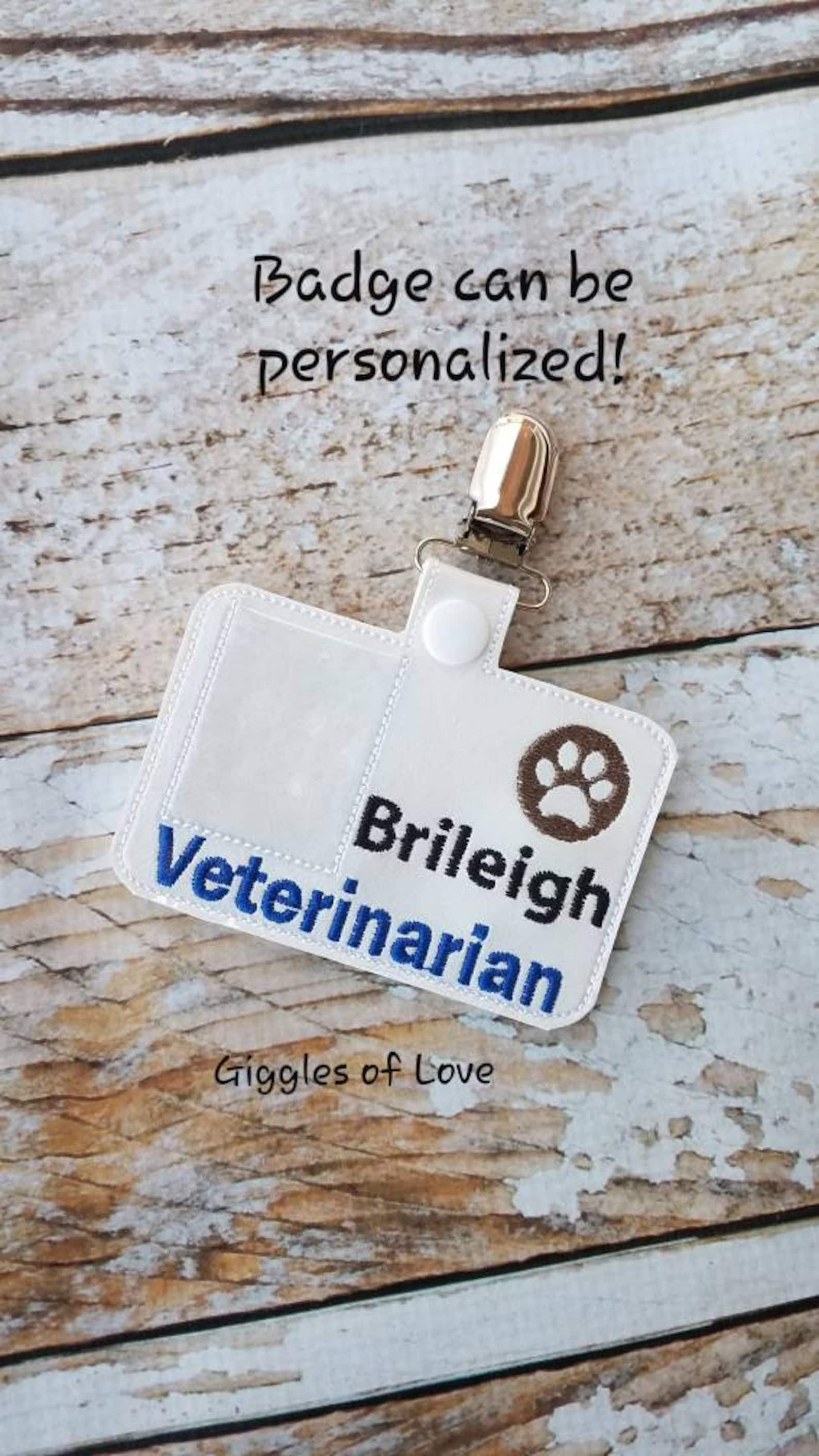 Pretend Play Veterinarian Vet Set Embroidery Handmade Child - Etsy